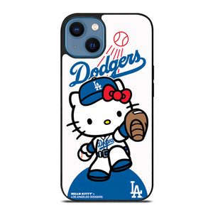LA DODGERS HELLO KITTY 3 iPhone 14 Case Cover