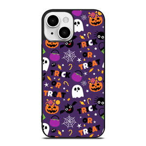 HALLOWEEN WITCH PUMPKIN PATTERN 2 iPhone 13 Mini Case Cover
