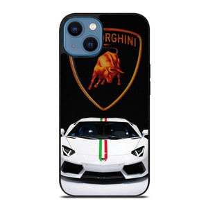 LAMBORGHINI WHITE CAR iPhone 14 Case Cover