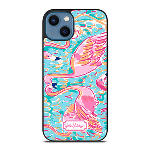 LILLY PULITZER FLAMINGO iPhone 14 Case Cover