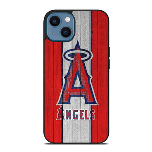 LOS ANGELES ANGELS WOODEN LOGO iPhone 14 Case Cover LOS ANGELES ANGELS WOODEN LOGO iPhone 14 Case Cover