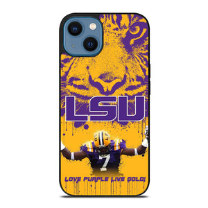 LSU TIGERS THE PURPLE iPhone 14 Case Cover LSU TIGERS THE PURPLE iPhone 14 Case Cover