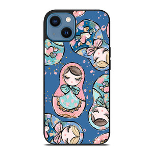 MATRYOSHKA NESTING DOLLS RUSSIAN ART iPhone 14 Case Cover
