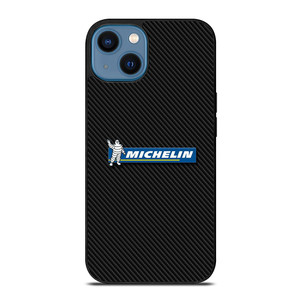 MICHELIN TIRE LOGO CARBON iPhone 14 Case Cover