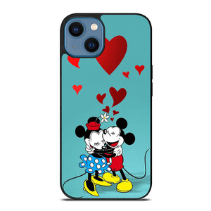 MICKEY AND MINNIE MOUSE HUG iPhone 14 Case Cover