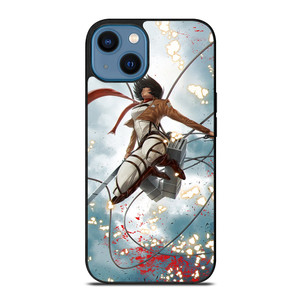 MIKASA ACKERMAN ATTACK ON TITAN iPhone 14 Case Cover MIKASA ACKERMAN ATTACK ON TITAN iPhone 14 Case Cover