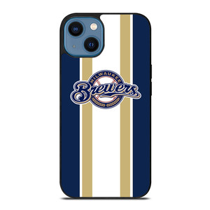 MILWAUKEE BREWERS STRIPE iPhone 14 Case Cover MILWAUKEE BREWERS STRIPE iPhone 14 Case Cover