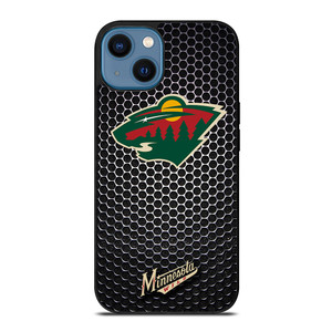 MINNESOTA WILD METAL iPhone 14 Case Cover