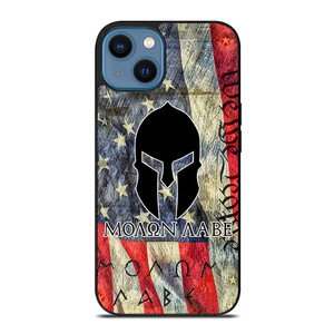 MOLON LABE AMERICAN FLAG iPhone 14 Case Cover