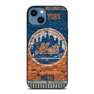 NEW YORK METS BRICK WALL iPhone 14 Case Cover