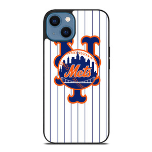 NEW YORK METS STRIPE iPhone 14 Case Cover