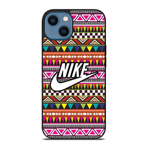 NIKE AZTEC PATTERN 3 iPhone 14 Case Cover
