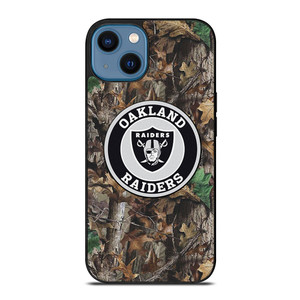 OAKLAND RAIDERS TREE CAMO iPhone 14 Case Cover