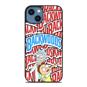 ONLY BACKWOODS RICK AND MORTY iPhone 14 Case Cover