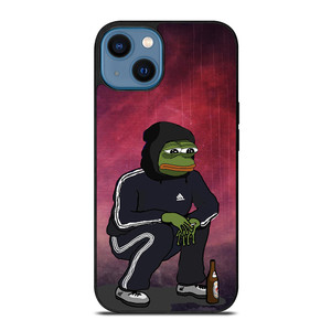 PEPE THE SMUG SAD iPhone 14 Case Cover