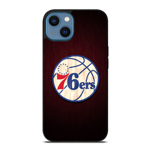 PHILADELPHIA 76ERS WOODEN LOGO iPhone 14 Case Cover