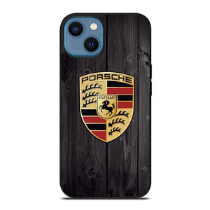 PORSCHE WOODEN iPhone 14 Case Cover