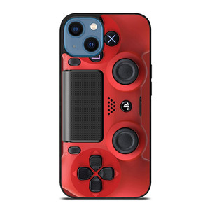 PS4 CONTROLLER PLAYSTATION RED iPhone 14 Case Cover