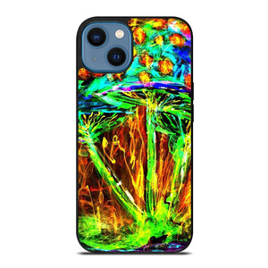 PSYCHEDELIC VISUALS MUSHROOM iPhone 14 Case Cover PSYCHEDELIC VISUALS MUSHROOM iPhone 14 Case Cover