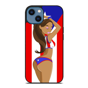 PUERTO RICO GIRL iPhone 14 Case Cover