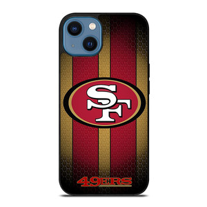 SAN FRANCISCO 49ERS STRIPE iPhone 14 Case Cover SAN FRANCISCO 49ERS STRIPE iPhone 14 Case Cover