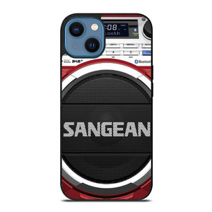 SANGEAN RED RADIO SPEAKER iPhone 14 Case Cover