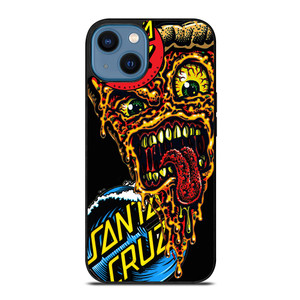 SANTA CRUZ SKATEBOARDS PIZZA iPhone 14 Case Cover SANTA CRUZ SKATEBOARDS PIZZA iPhone 14 Case Cover
