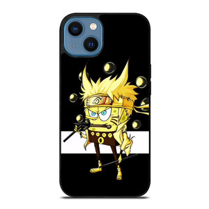 SPONGEBOB NARUTO KONOHA iPhone 14 Case Cover