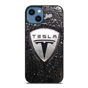 TESLA RAINDROP LOGO iPhone 14 Case Cover TESLA RAINDROP LOGO iPhone 14 Case Cover