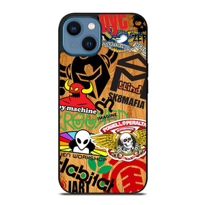 TOY MACHINE STICKER SKATEBOARD iPhone 14 Case Cover TOY MACHINE STICKER SKATEBOARD iPhone 14 Case Cover