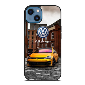 VW VOLKSWAGEN GTI CAR YEELOW iPhone 14 Case Cover VW VOLKSWAGEN GTI CAR YEELOW iPhone 14 Case Cover