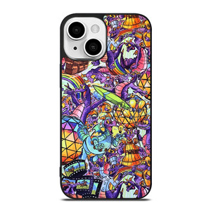 FIGMENT EPCOT DISNEY COLLAGE iPhone 13 Mini Case Cover