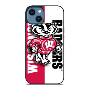 WISCONSIN BADGERS LOGO NEW iPhone 14 Case Cover WISCONSIN BADGERS LOGO NEW iPhone 14 Case Cover