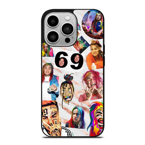 6IX9INE RAPPER COLLAGE iPhone 14 Pro Case Cover