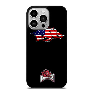 ARKANSAS RAZORBACKS AMERICAN iPhone 14 Pro Case Cover