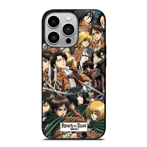 ATTACK ON TITAN ALL CHARACTER iPhone 14 Pro Case Cover ATTACK ON TITAN ALL CHARACTER iPhone 14 Pro Case Cover