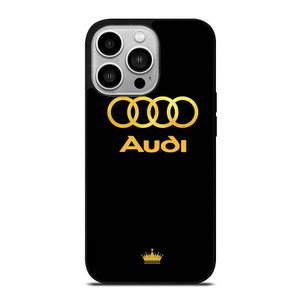 AUDI GOLD LOGO iPhone 14 Pro Case Cover AUDI GOLD LOGO iPhone 14 Pro Case Cover