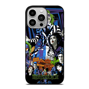 BEETLEJUICE TIM BURTON CARTOON iPhone 14 Pro Case Cover