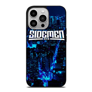 BLUE & WHITE SIDEMEN iPhone 14 Pro Case Cover BLUE & WHITE SIDEMEN iPhone 14 Pro Case Cover