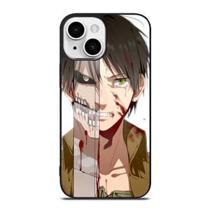 EREN YEAGER FACE ATTACK ON TITAN iPhone 13 Mini Case Cover