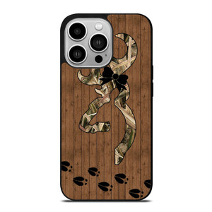 BROWNING DEER FOOTPRINT iPhone 14 Pro Case Cover