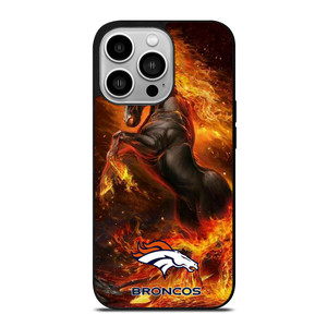 DENVER BRONCOS HORSE iPhone 14 Pro Case Cover