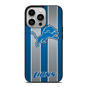 DETROIT LIONS STRIPE iPhone 14 Pro Case Cover