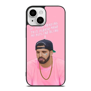 DRAKE RAPPER PINK BLINK iPhone 13 Mini Case Cover