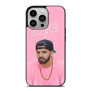 DRAKE RAPPER PINK BLINK iPhone 14 Pro Case Cover