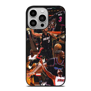 DWYANE WADE COLLAGE iPhone 14 Pro Case Cover