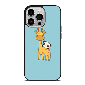 GIRAFFE AND PANDA iPhone 14 Pro Case Cover