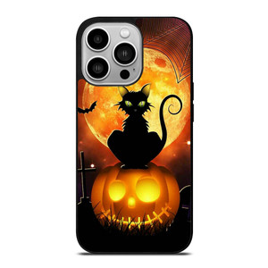 HALLOWEEN BLACK CAT iPhone 14 Pro Case Cover
