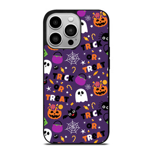 HALLOWEEN WITCH PUMPKIN PATTERN 2 iPhone 14 Pro Case Cover