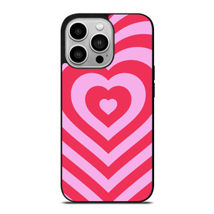 HEARTS PINK iPhone 14 Pro Case Cover